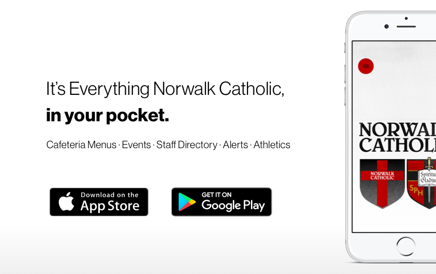 Norwalk Catholic App Promo