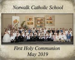 Congratulations to our Norwalk Catholic School Second Graders for making their First Holy Communion.