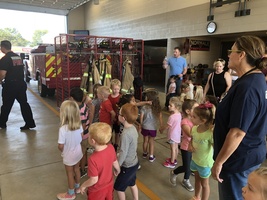 Preschool makes annual trip to the Firestation.