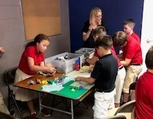 Elementary Lego Club Meets