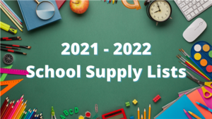 2021-2022 Supply Lists