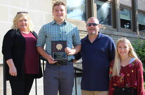 Lars Livengood recongnized by Firelands Positive People