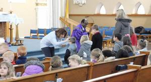 Preschoolers, adults experience Ash Wednesday services