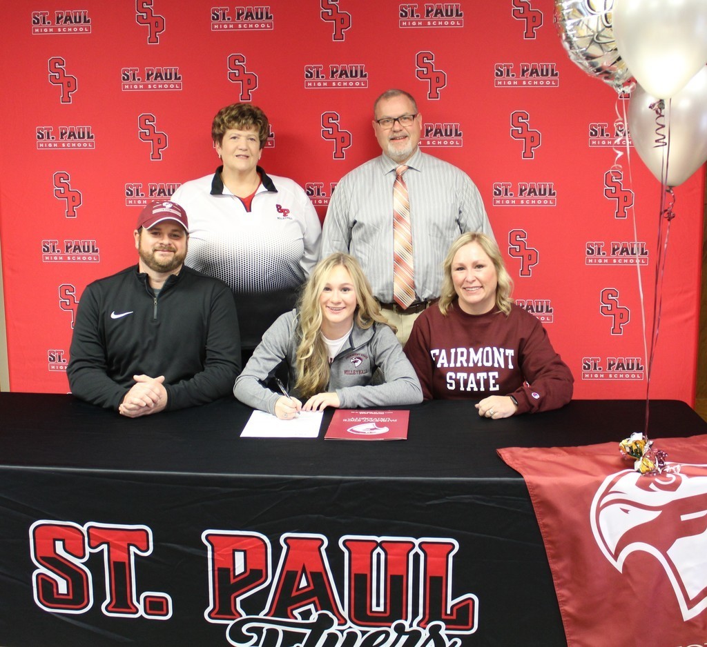 Josie Skinn signing letter of intent