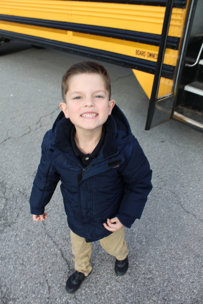First Bus Ride for Kindergarten Students