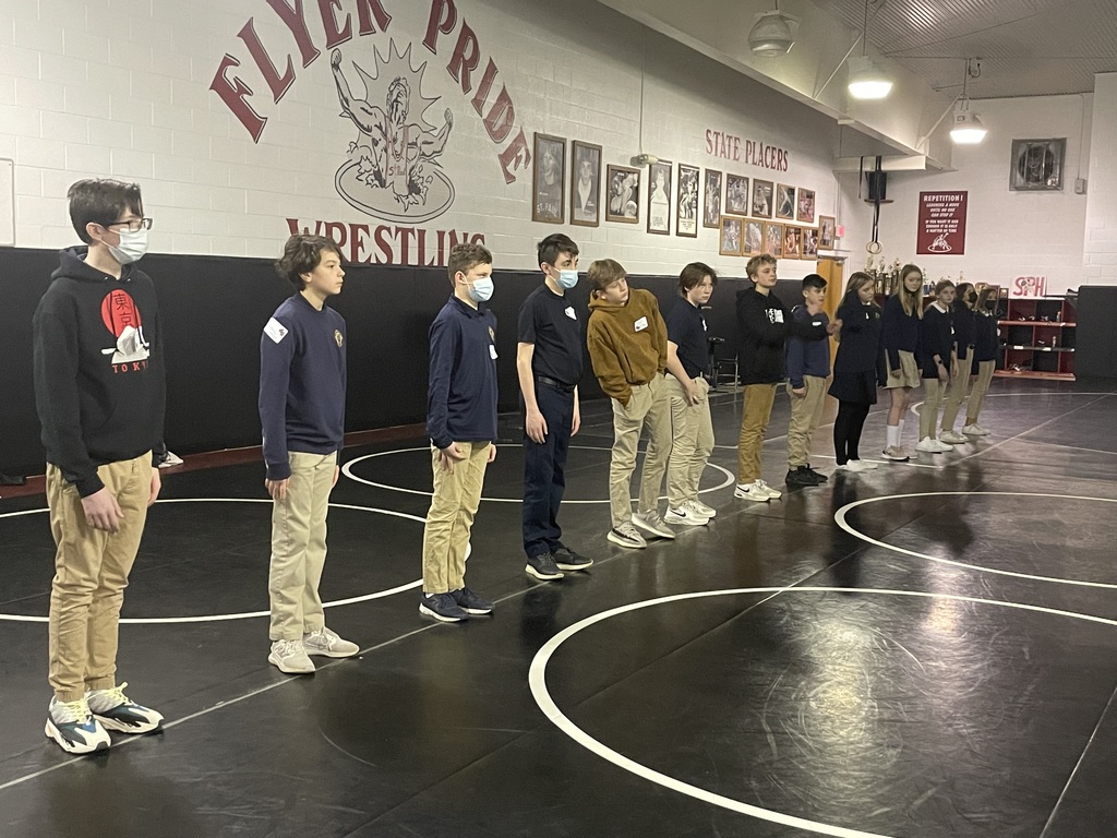 Students Visiting Norwalk Catholic