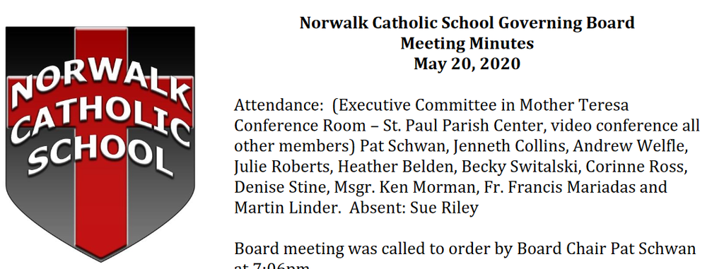 Governing Board Minutes